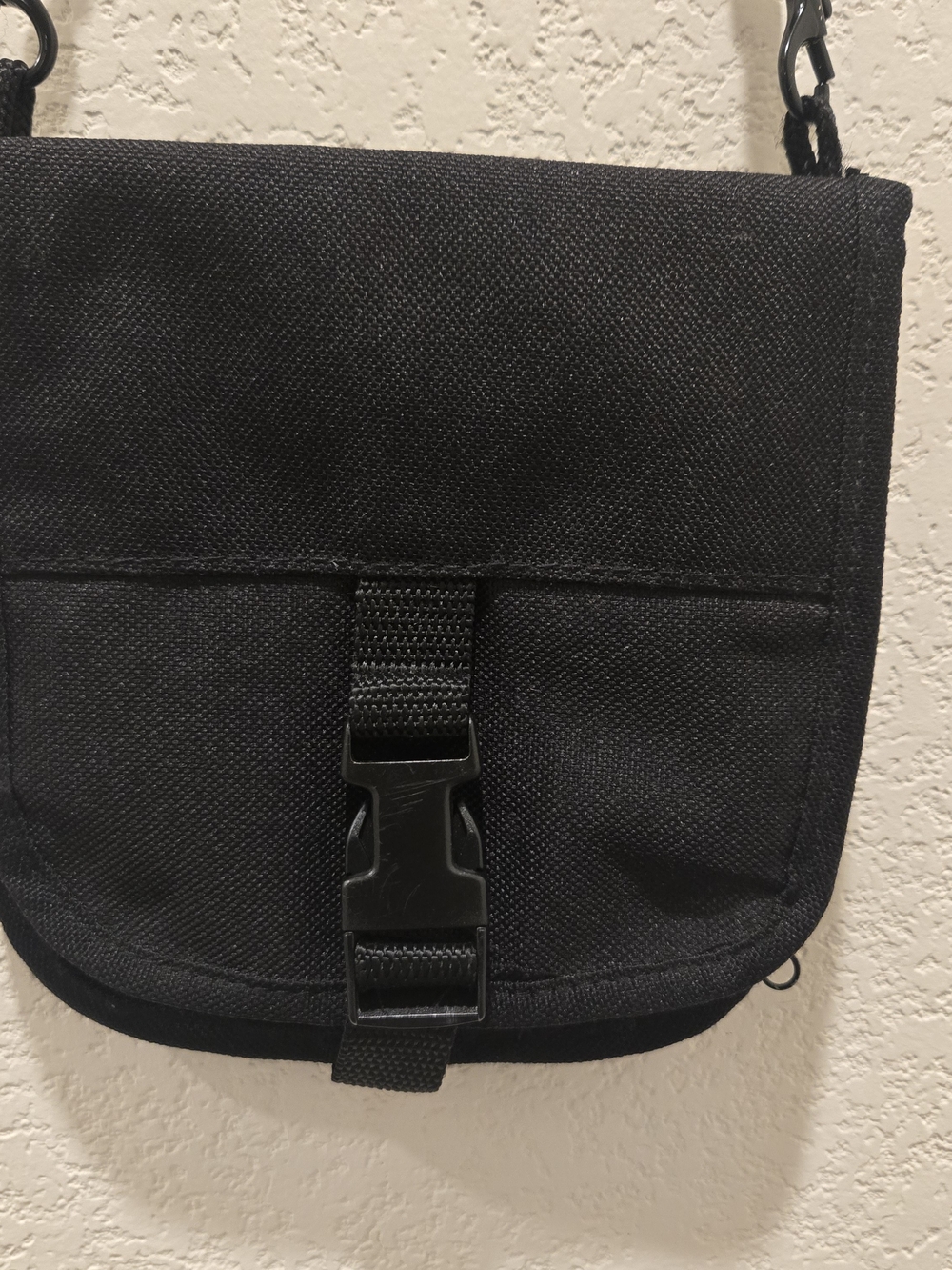 Black Crossbody Sling Bag - Minimal Tactical Carry